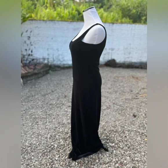 Vintage Guess 90s Black Maxi Dress - Picture 4 of 15